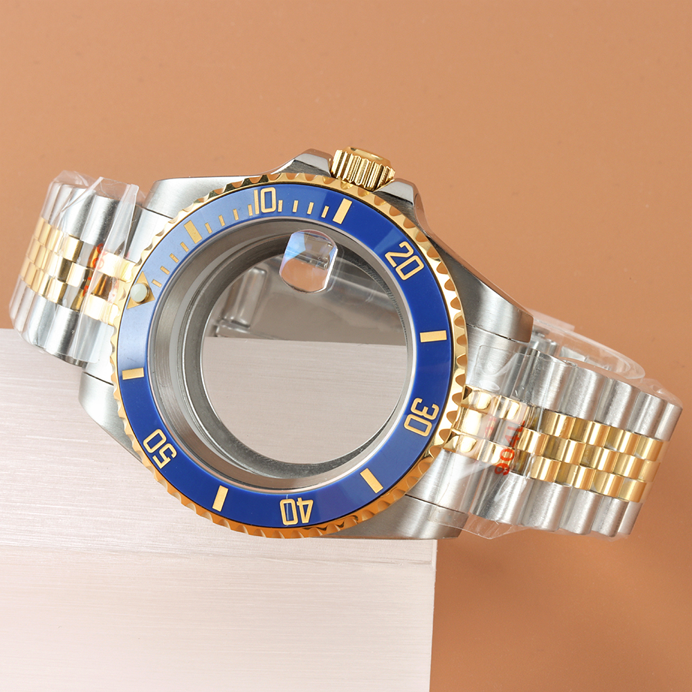 Reel Case - 40mm NH35 Gold Watch Case Dark