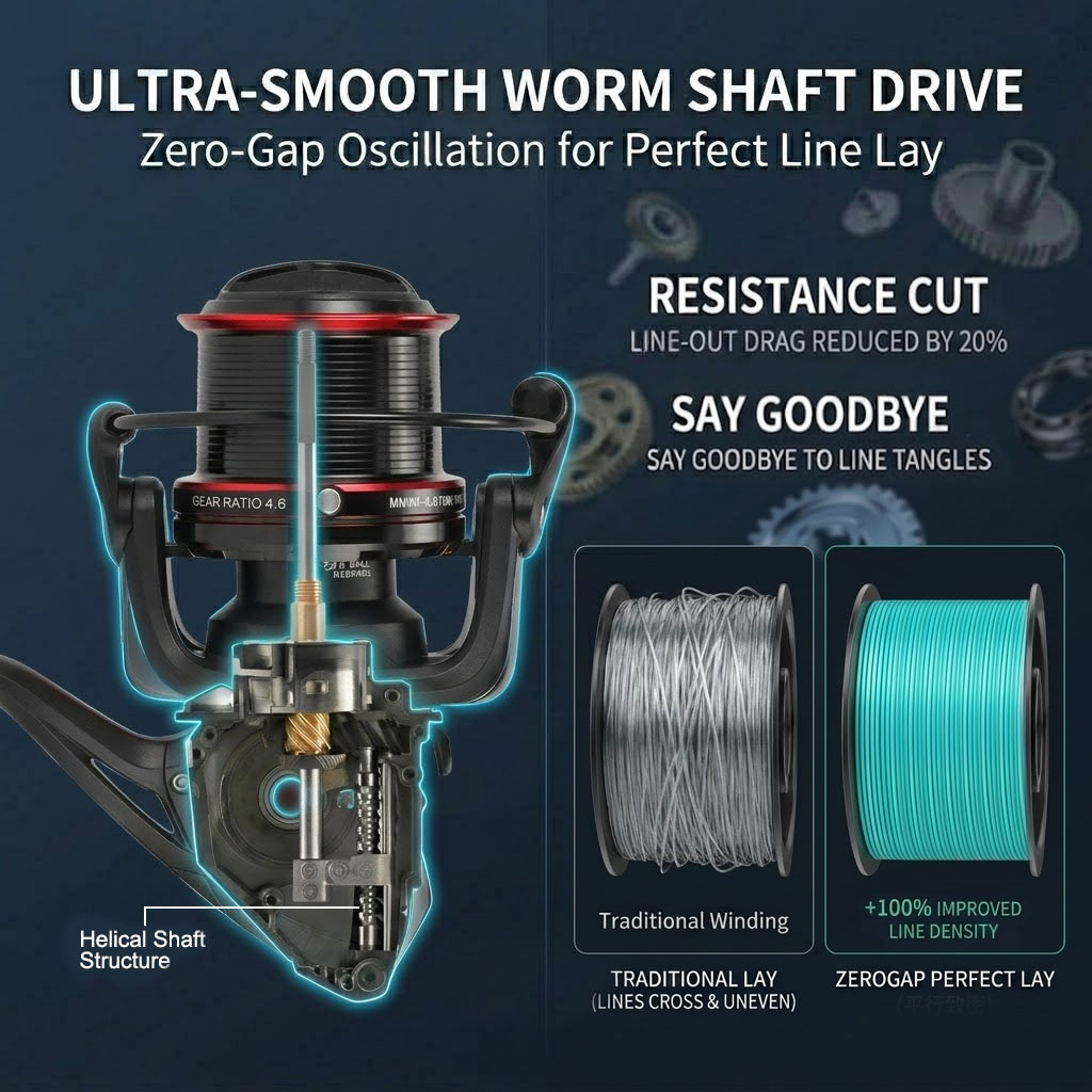 CAZULO Long Cast Spinning Reel – Surf Reel recenzja i cena