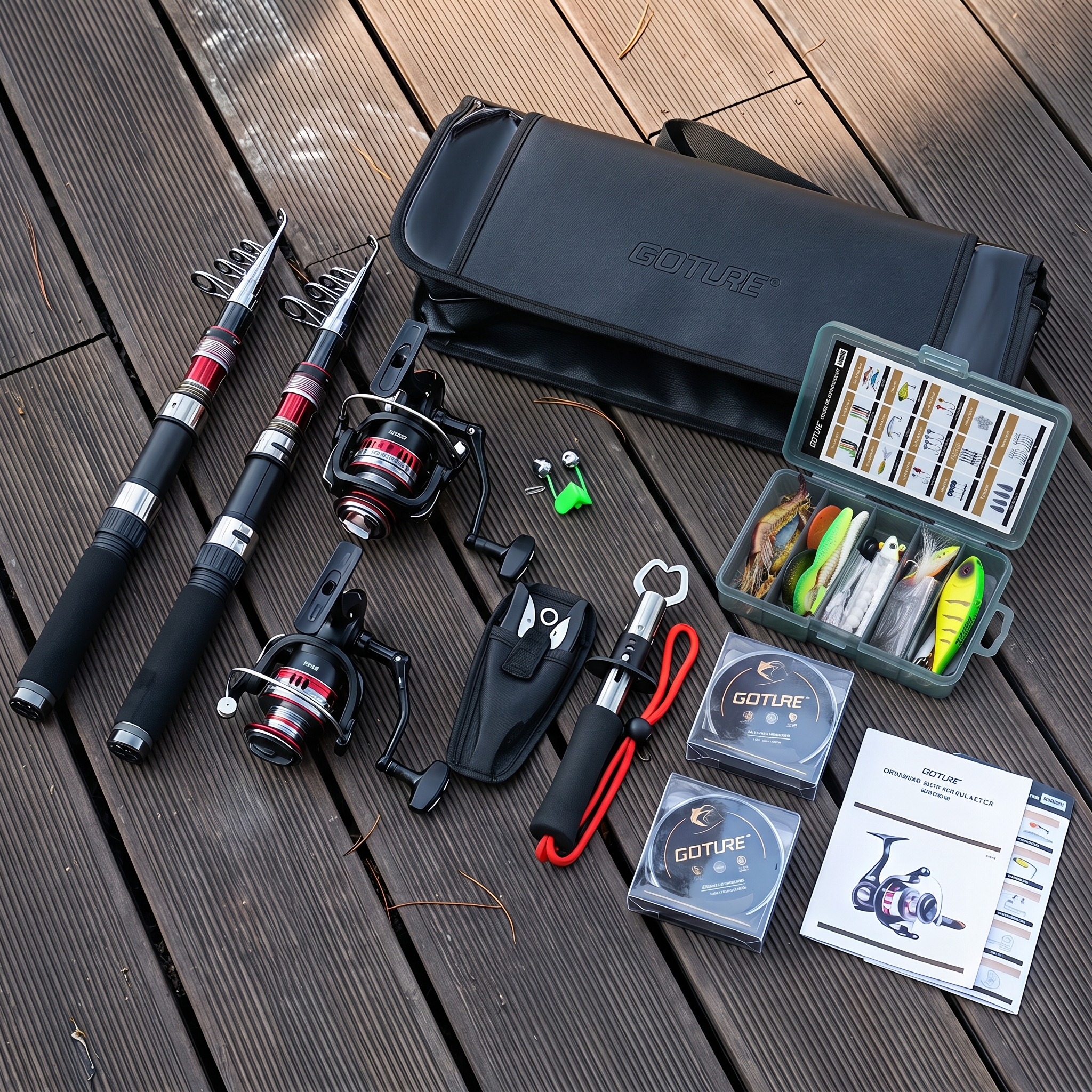 Goture Telescopic Fishing Rod  – Reel Bag recenzja i cena
