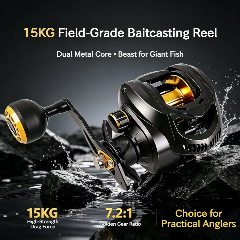 7.2:1 Heavy Duty Baitcasting R – Trolling Reel recenzja i cena