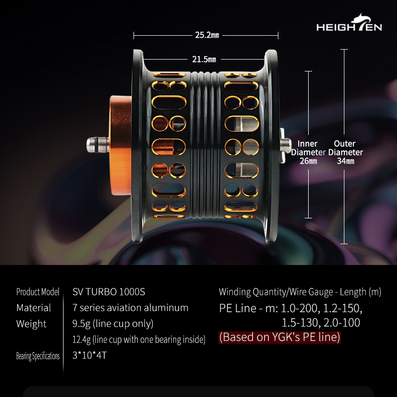 HEIGHTEN Shallow Spool For Dai – Reel Spare Spool recenzja i cena