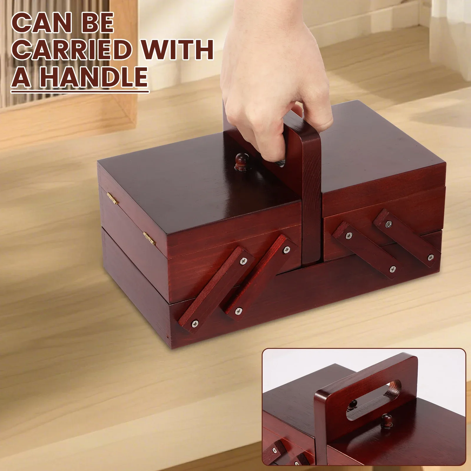 Expandable Sewing Thread Box W – Reel Handle recenzja i cena