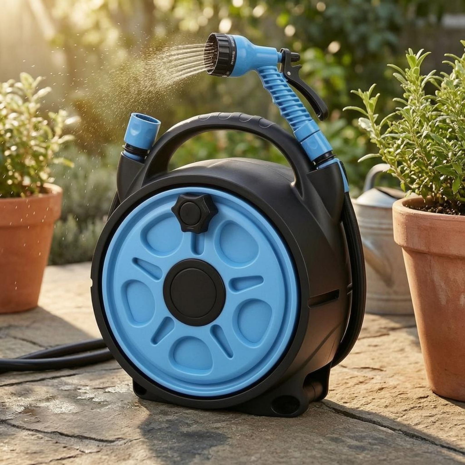 Hose Reel Sprayer Portable Car – Reel Handle recenzja i cena