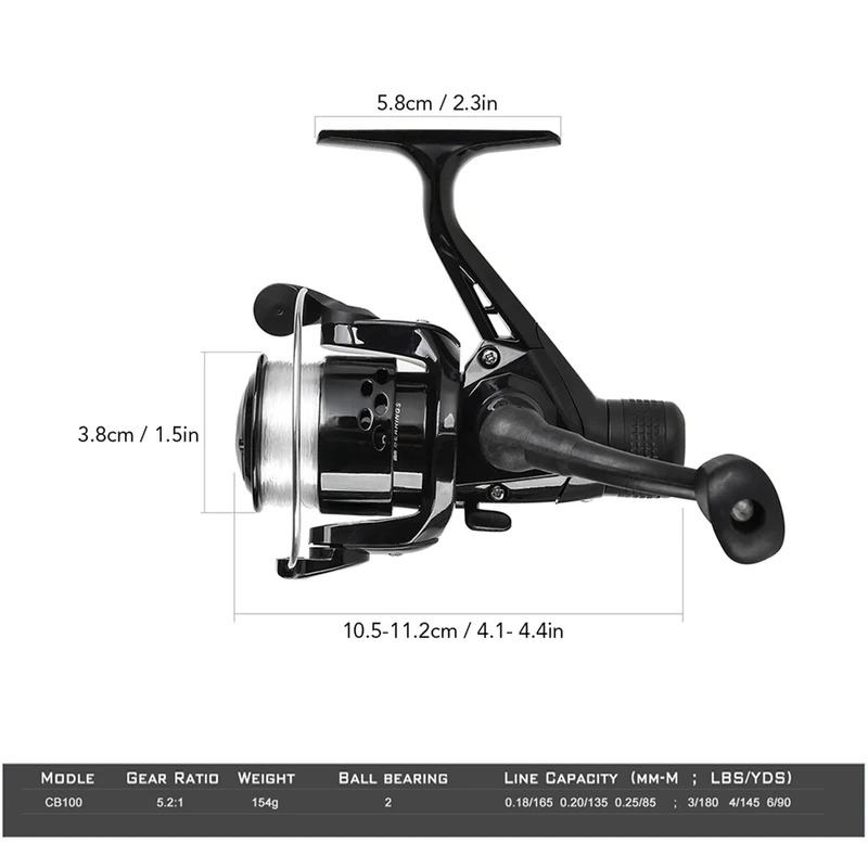 BRAVMAK 2.1/ 2.3 mTelescopic F – Spincast Reel recenzja i cena